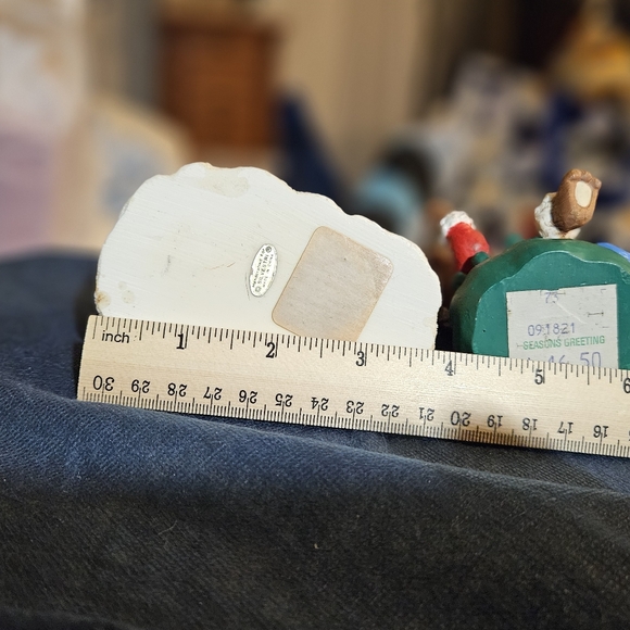 Christmas figurines, Total 2. Mouse figurine and Santa Claus with bag of toys. - Picture 8 of 8